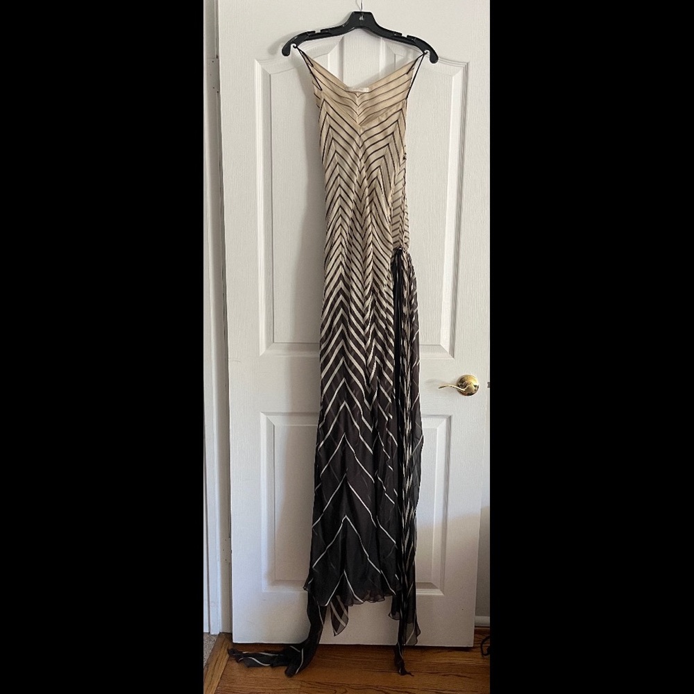 Valentino 100% Silk Full-Length Gown